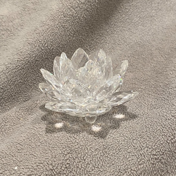 Swarovski Art Swarovski Lotus Candle Holder Poshmark